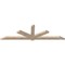 Ekena Millwork Kennewick Smooth Timber Gable Bracket, Douglas Fir, 108"W x 31 1/2"H x 3 1/2"D x 5 1/2"F, 7/12 Pitch GBW108X31X0406KEN00SDF - alternate 2